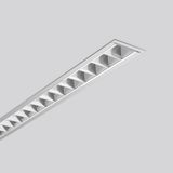 LESS IS MORE 50, 48 W, 6200 lm, 840, silver, on/off Recessed ceiling a