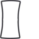 Sealing ring for wall-tight installation of flush-mounted devices Arsy