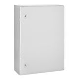 Wall-mounted enclosure 1 door IP66 H=700 W=500 D=210mm