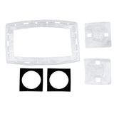 Gasket set 2-fold for switches and sockets, IP44