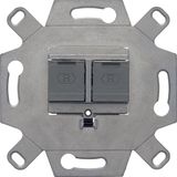 Modular FCC soc. out. 8/8pole, cat.6A, com-tech