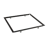 SENSE RECESSED FRAME 600X600 BLACK PLASTER/TROLDTEKT SPRING