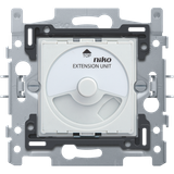 Base for rotary button extension for universal rotary dimmer with PLC interference suppression, 3 wire