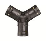 AT282113/Y/BLY Y-PIECE IP66..69 28X21X13 BLK/YW
