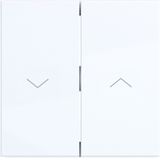 Double seesaw, with print of one arrow symbol, A.x/C.x, light white glossy