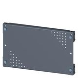 SIVACON, mounting plate, mounting with bracket, perforated, H: 200 mm, W: 400 mm