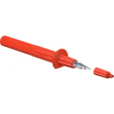 Test probe, socket 4 mm, rigid, 1 kV, red, 66.9112-22