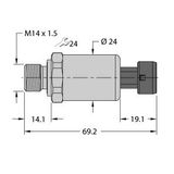 Pressure Transmitter With Current Output (2-Wire)   PT600R-2119-I2-MP11