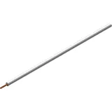 Silicone-switching strand, extremely flexible, halogen free, Cableline, 0.5 mm², 256 x 0.05 mm, white, outer Ø 2.7 mm, 61.7605-10029