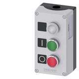 Enclosure for command devices, 22 mm, round