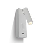 WHITE SPOT 3W WW IP20 230V USB 2A + TYPE C