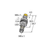 Inductive Sensor With Increased Switching Distance   NI5-M08-VN6X-V1141