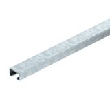Profile rail unperforated, slot 22mm 6000x50x30 Steel Hot-dip galvanis