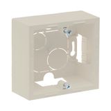 SURFACE MOUNTING BOX 1-GANG IVORY