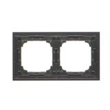 Equipotential socket, (module), Screw terminals 2.5, 4, 6 mm2, black matt