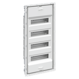 UK648EB Consumer unit , 722 mm x 362 mm x 97 mm, Flush mounting, 48 SU, IP30, Without Door