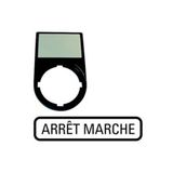M22S-ST-F10 Carrier, +label, ARRET MARCHE