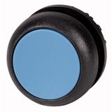 M22S-D-B Pushbutton, RMQ-Titan, Flat, momentary, Blue, Blank, Bezel: black