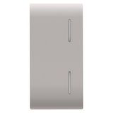 REPLACEABLE BUTTON KEY FOR PUSH-BUTTON PANEL - WITH 2 DIFFUSERS - 1 MODULE - NATURAL BEIGE - CHORUS