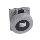 PANEL MOUNTING SOCKET  32A 3P+E 480/500V IP67