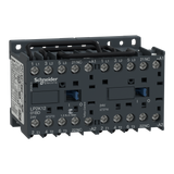 Reversing contactor 12A 3P AC-3 1NC 24V DC control coil TeSys K series