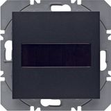 KNX radio wall-transmitter 1gang flat solar quicklink, S.1/B.3/B.7, an