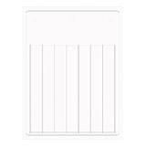 Labeling strips PVC 12x105mm, white, for SmartPrintPlus