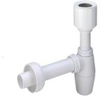 Bottle trap for urinal 50x40, white