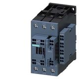 power contactor, AC-3e/AC-3, 51 A, 22 kW / 400 V, 3-pole, 230 V AC, 50