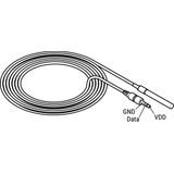 Temperature Sensor DS18B20 3.5 mm jack (1 meter)