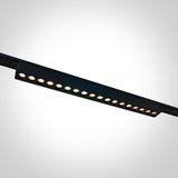 43102FC/B/V BLACK 18W CCTV 48V IP20 FLAT MAGNETIC