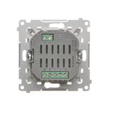 RTV pass-through aerial socket, (module), Simon 24, IP20, white