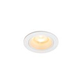 NUMINOS© XS recessed ceiling light 3000K 55ø IP20 round wh