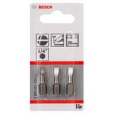 Screwdriver bit Extra Hard S 0,6x4,5, 25 mm 3 pcs.