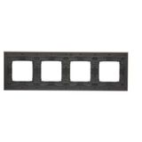 Two-way switch without pictogram, 10AX, light gray matt
