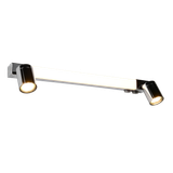 Enrico H2O LED + 2xGU10 wall lamp 60 cm chrome