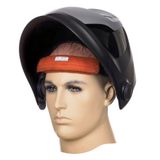 Anti-sweat tapes for welding helmets