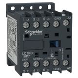 TeSys K contactor , 3P , AC-3 = 440 V 6 A , 1 NO aux. , 48 V AC coil