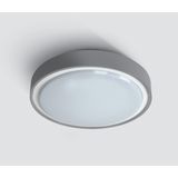 GREY LED PLAFO 15W WW IP65 EMERGENCY 3hrs 230V