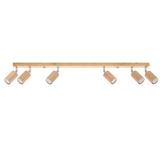 CEILING LAMP BERG 6 NATURAL WOOD GU10 6X40W IP20