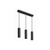 Pendant luminaire TRESOS II, IP20, max. 3*20 W, GU10, black