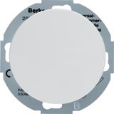Extension units insert f. univ. rot. dimmer, soft-lock, R.classic, p.white gl.