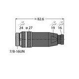 Field-Wireable Connector 7/8″ Male, Straight   BS4151-0/9