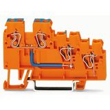 3-conductor sensor supply terminal block Internal commoning, 9 A with