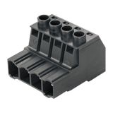 PCB plug-in connector, male plug, 10.16 mm, Number of poles: 3, 180°, Clamping yoke connection, Clamping range, max. : 16 mm², Box