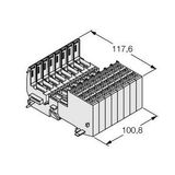 BL20 base module Tension spring connection   BL20-B3T-SBC