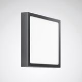 Wall and ceiling luminaire Skeo Square Multilumencolor 3 Diffuser Anthracite ETDD 18W 1800lm Lambertian (L) IP65 IK10 4 SDCM