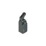 Position switch with adjustable one-way roller