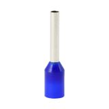 Single insulated sleeve terminal HI 1.0/10-ni blue, Al/Cu