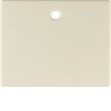 Centre plate for pullcord switch/pullcord push-button, arsys, white gl
